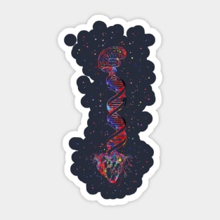 Brain and heart Sticker